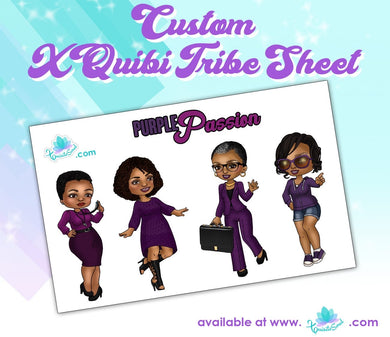 Purple Passion XQuibi Tribe Sheet